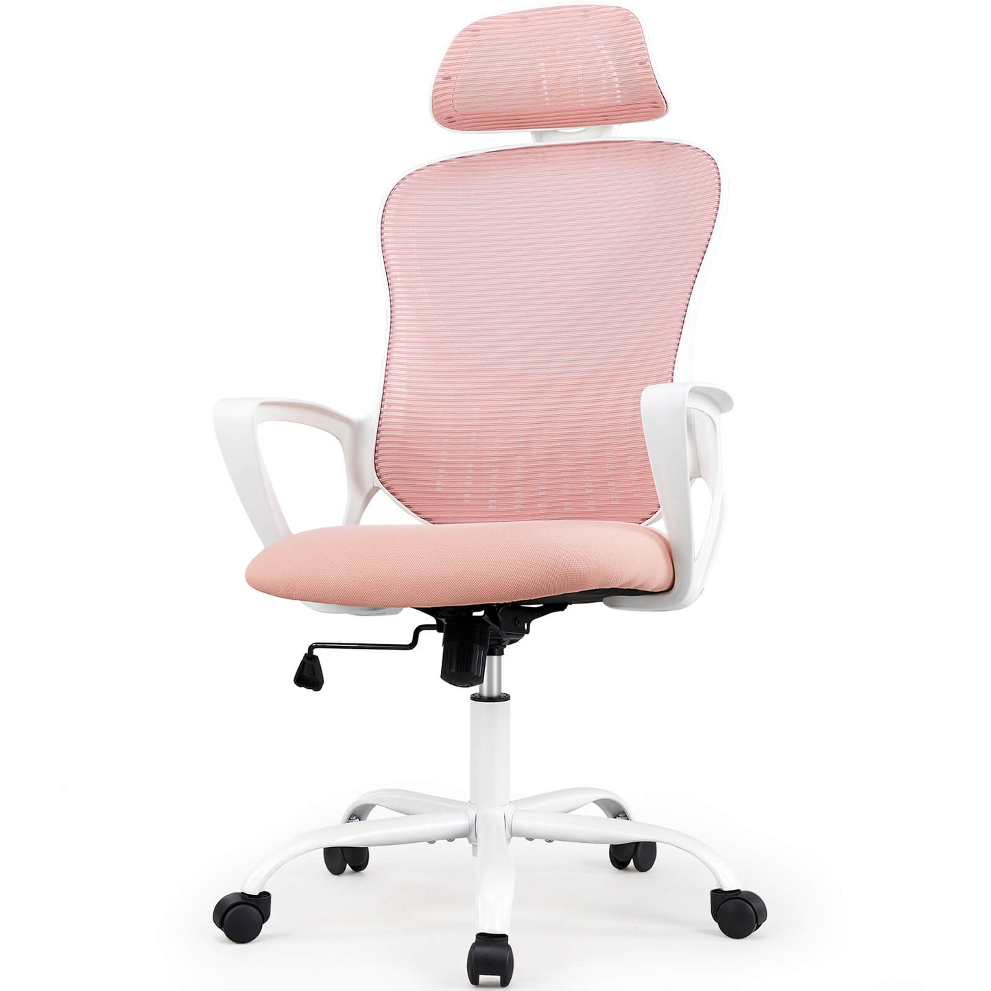 Sweetcrispy Office Chair High Back with Adjustable Headrest for Office