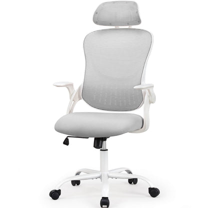 Sweetcrispy Office Chair High Back with Adjustable Headrest for Office