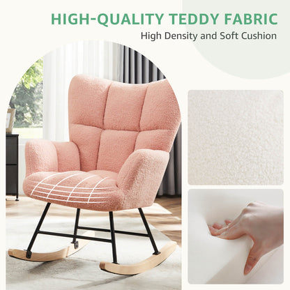 Sweetcrispy Rocking Chair Soft and Thick Patio Chairs Rockers