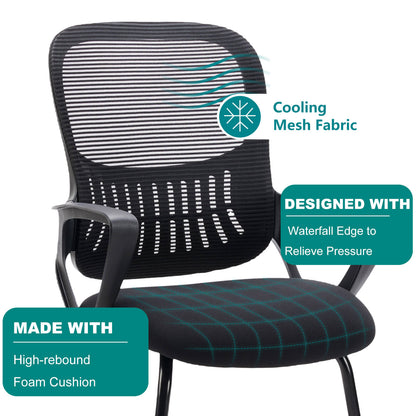 Sweetcrispy Office Chair with Armrests
