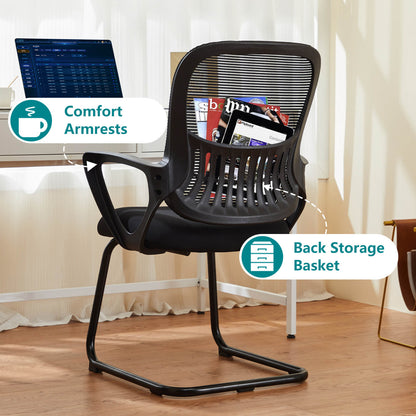 Sweetcrispy Office Chair with Armrests
