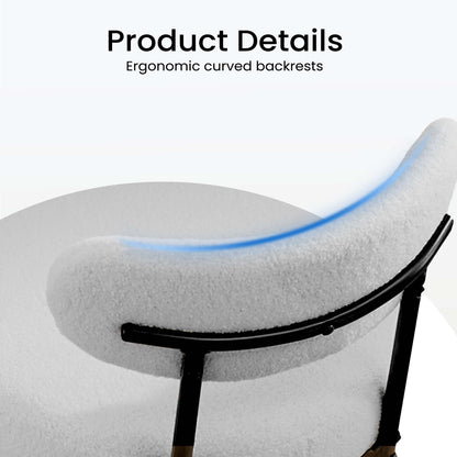 Sweetcrispy Dining Chair Set of 4 Soft Cushions for Dining Room