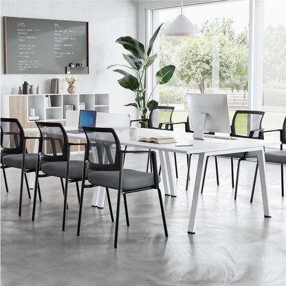Sweetcrispy Conference Chair Stackable for Event Meeting