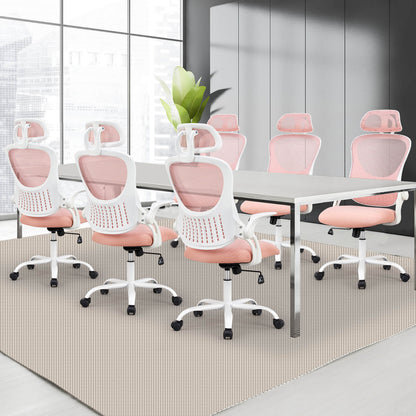 Sweetcrispy Office Chair High Back with Adjustable Headrest for Office