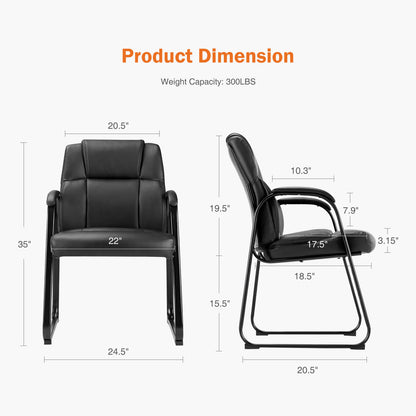Sweetcrispy Conference Room Guest Chair for Meeting Rooms