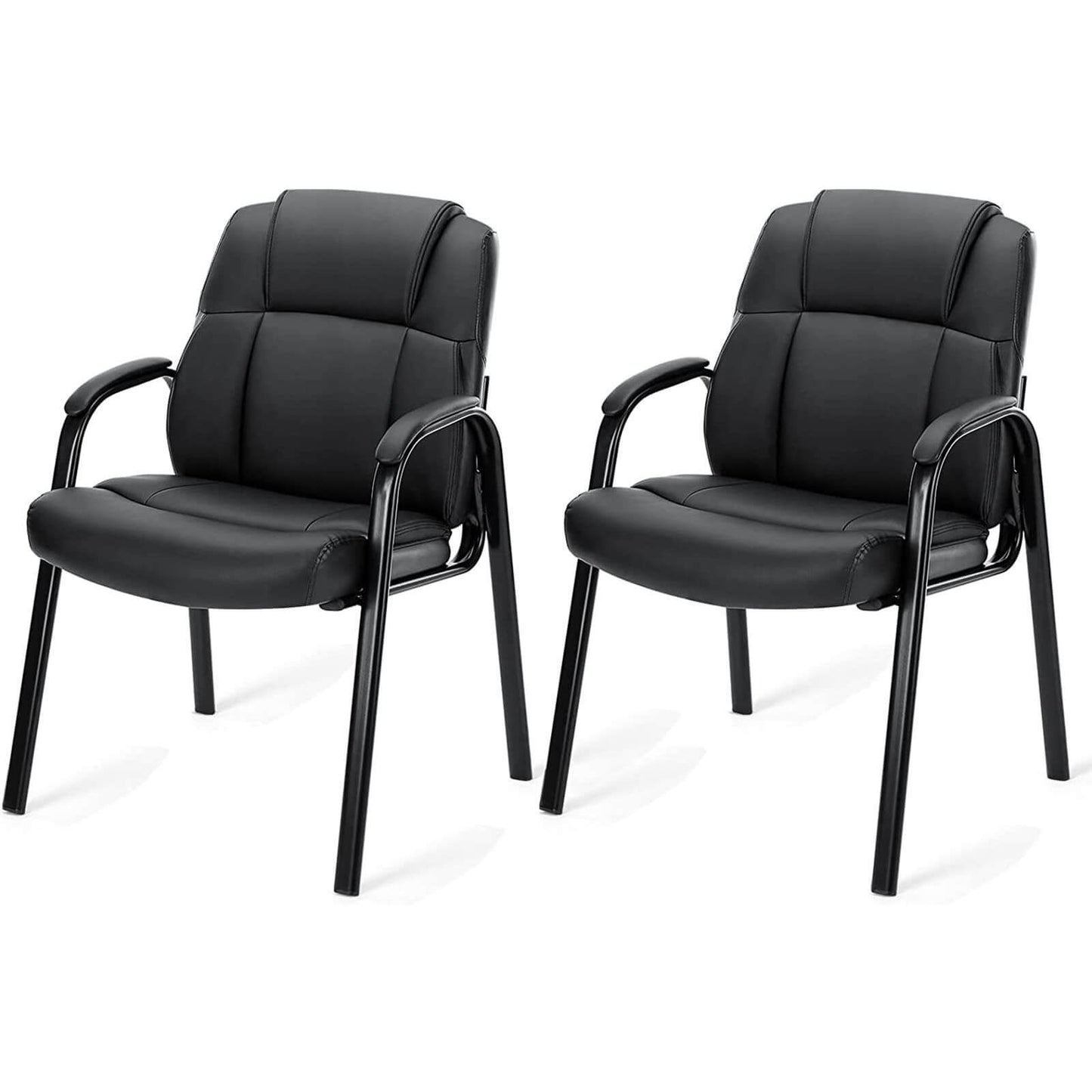 Sweetcrispy Reception Chair with Armrests for Meeting Rooms