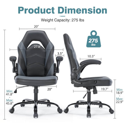 Sweetcrispy Gaming Chair Ergonomic for Bedroom