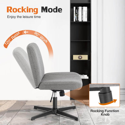 Sweetcrispy Ergonomic Swivel Office Chair with Lumbar Support