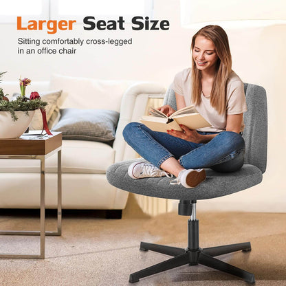 Sweetcrispy Ergonomic Swivel Office Chair with Lumbar Support